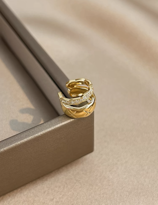 Minimalist Ear Cuff - Double Band Ear Cuff