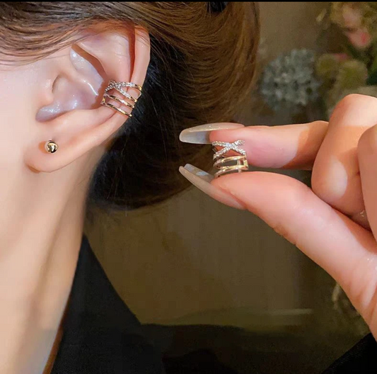 Minimalist Ear Cuff- Multi Band Ear Cuff