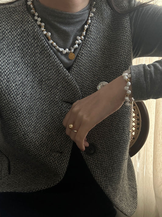 Unearthed Elegance -  The Baroque Pearl Statement